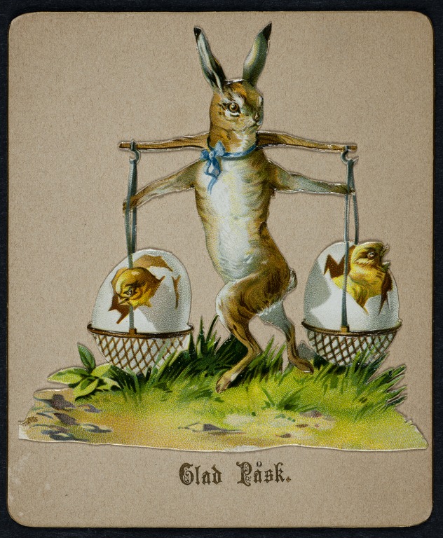 Vanha pääsiäiskortti